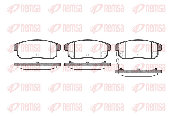 Brake Pad Set, disc brake (0883.11)