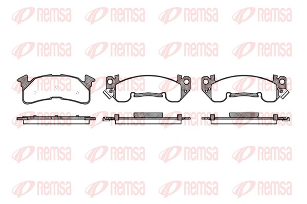 Brake Pad Set, disc brake (0514.00)