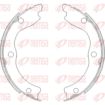 Brake Shoe, parking brake (4736.00)