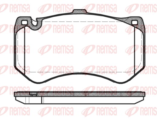 Brake Pad Set, disc brake (1455.00)