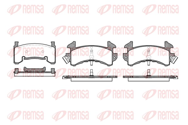 Brake Pad Set, disc brake (0515.00)