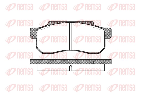 Brake Pad Set, disc brake (0203.10)
