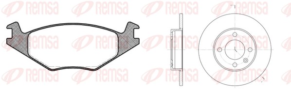 Brake Kit, disc brake (8171.02)