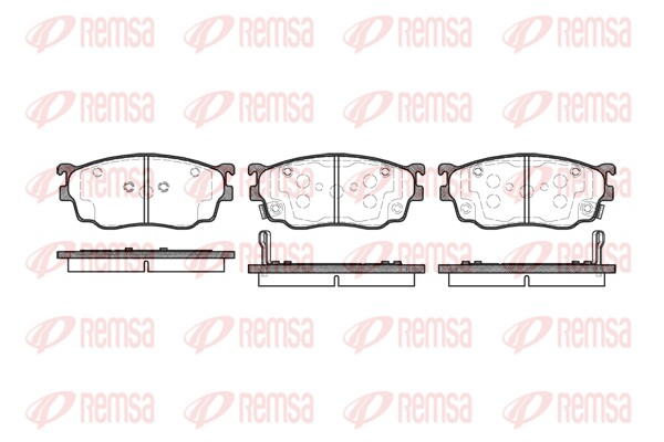 Brake Pad Set, disc brake (0800.02)