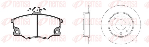 Brake Kit, disc brake (8146.00)