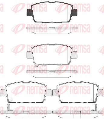 Brake Pad Set, disc brake (0971.42)