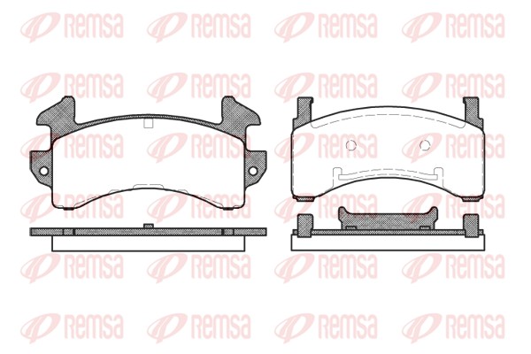 Brake Pad Set, disc brake (0543.00)
