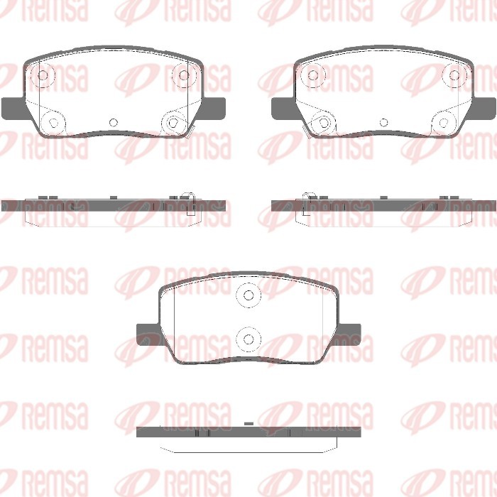 Brake Pad Set, disc brake (1969.02)