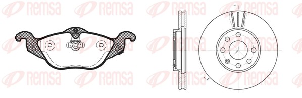 Brake Kit, disc brake (8684.00)