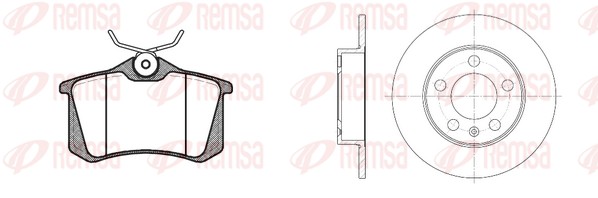Brake Kit, disc brake (8263.04)
