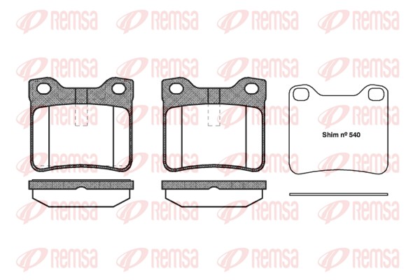Brake Pad Set, disc brake (0321.10)