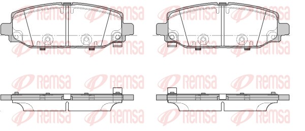 Brake Pad Set, disc brake (1844.02)
