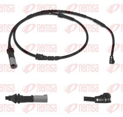 Warning Contact, brake pad wear (001118)
