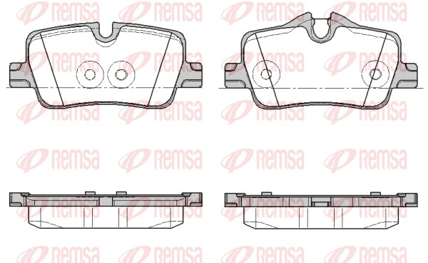 Brake Pad Set, disc brake (1873.00)