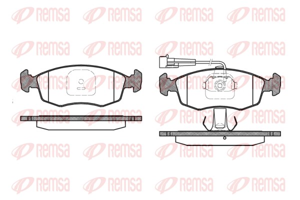 Brake Pad Set, disc brake (0172.12)