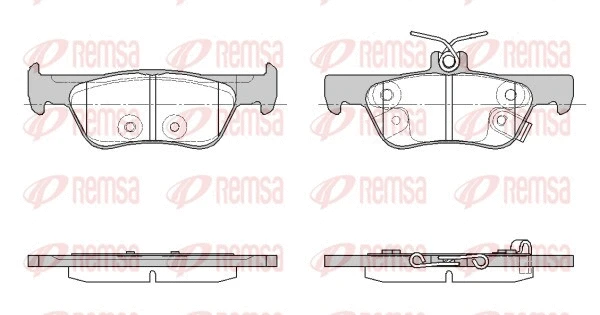 Brake Pad Set, disc brake (1944.02)