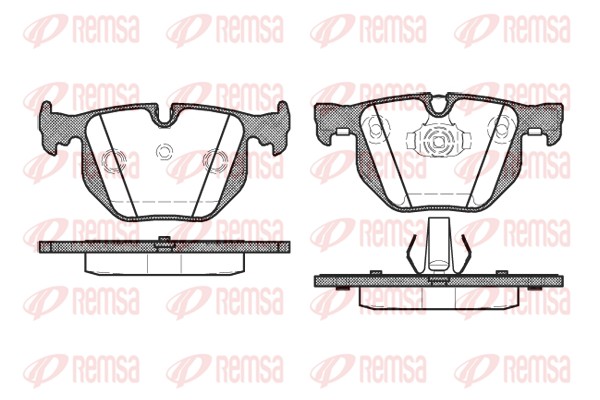 Brake Pad Set, disc brake (0381.40)
