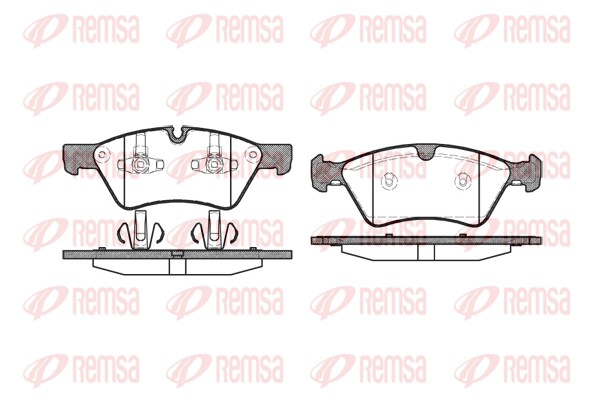 Brake Pad Set, disc brake (1179.00)