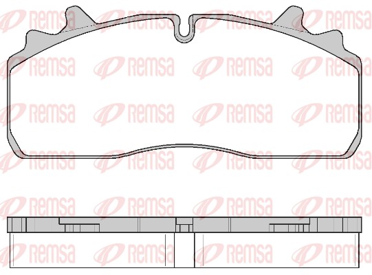 Brake Pad Set, disc brake (JCA 1726.00)