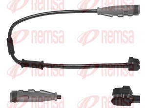 Warning Contact, brake pad wear (001075)