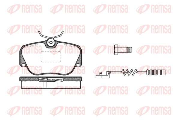 Brake Pad Set, disc brake (0284.02)