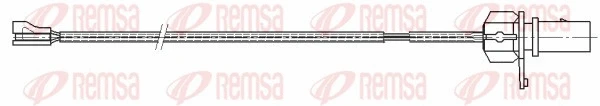 Warning Contact, brake pad wear (001175)