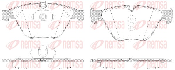 Brake Pad Set, disc brake (0857.50)