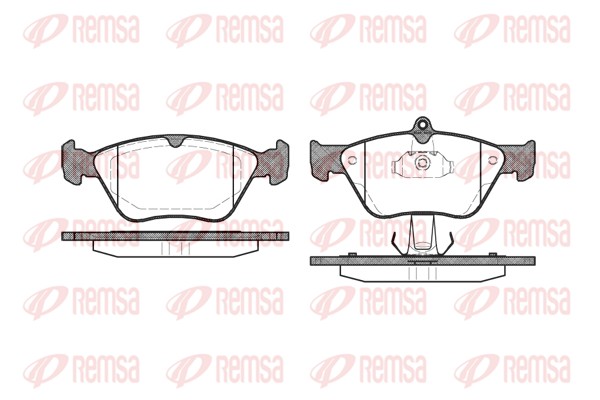 Brake Pad Set, disc brake (0468.00)