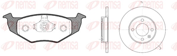 Brake Kit, disc brake (8609.00)