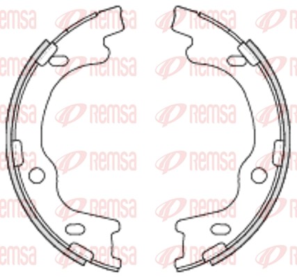 Brake Shoe, parking brake (4699.00)