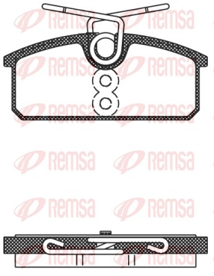 Brake Pad Set, disc brake (1424.00)