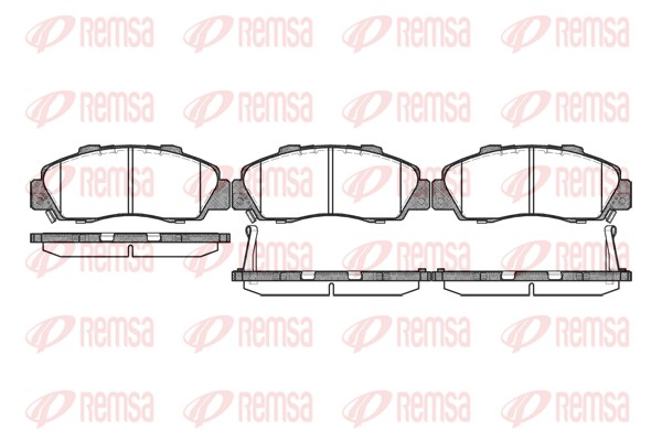 Brake Pad Set, disc brake (0351.32)
