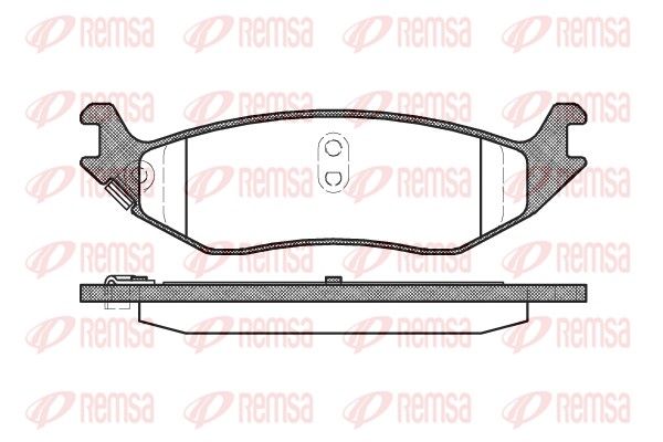 Brake Pad Set, disc brake (0885.04)