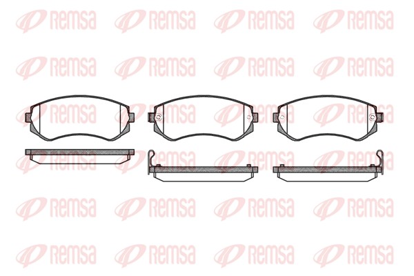 Brake Pad Set, disc brake (0317.12)
