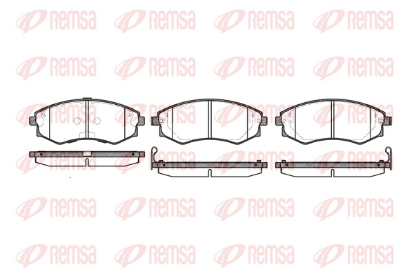 Brake Pad Set, disc brake (0318.32)