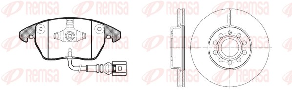 Brake Kit, disc brake (81030.00)