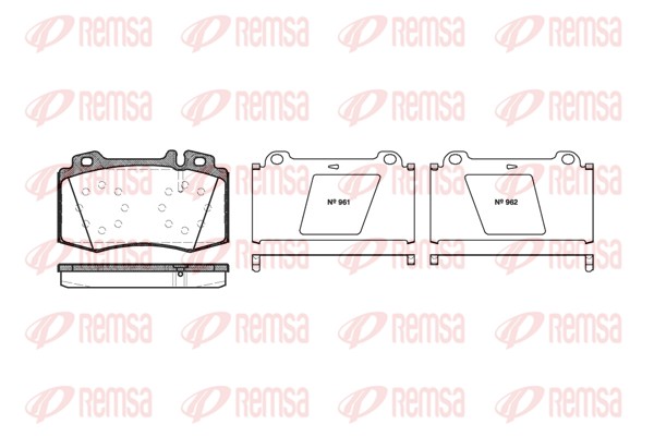 Brake Pad Set, disc brake (0769.00)