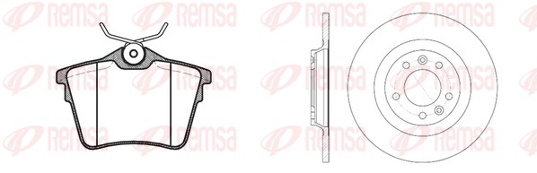 Brake Kit, disc brake (81103.00)