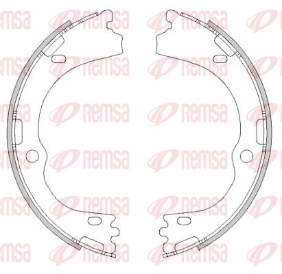 Brake Shoe, parking brake (4500.00)