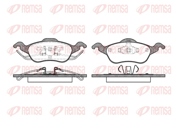 Brake Pad Set, disc brake (0691.00)