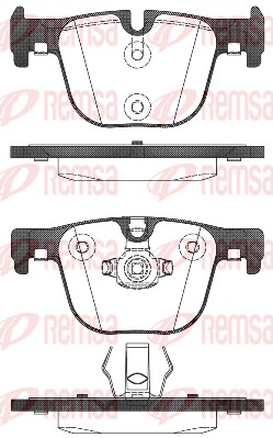 Brake Pad Set, disc brake (1493.00)