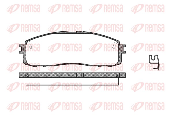 Brake Pad Set, disc brake (0199.34)