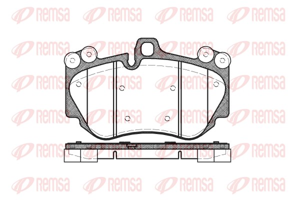 Brake Pad Set, disc brake (1140.00)