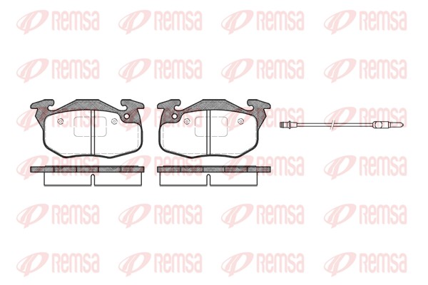 Brake Pad Set, disc brake (0192.96)