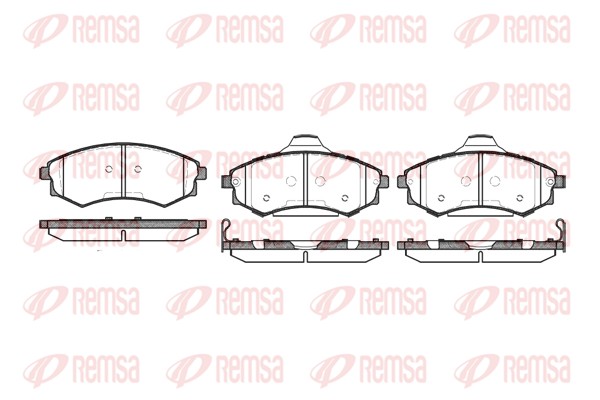Brake Pad Set, disc brake (0318.06)