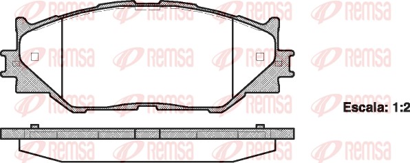 Brake Pad Set, disc brake (1201.00)