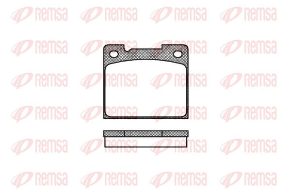 Brake Pad Set, disc brake (0039.30)