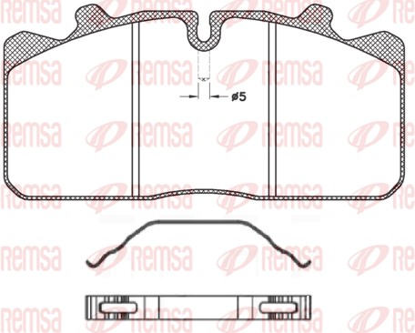 Brake Pad Set, disc brake (JCA 658.00)