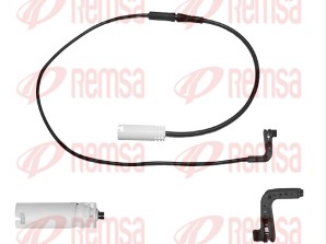 Warning Contact, brake pad wear (001069)