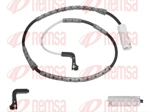 Warning Contact, brake pad wear (001081)